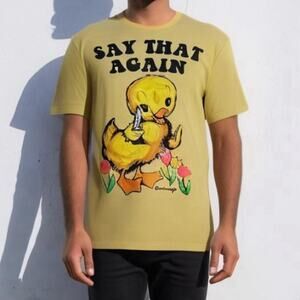 Spencer's UntamedEgo Say That Again Duck Graphic T-Shirt Small New with Tags